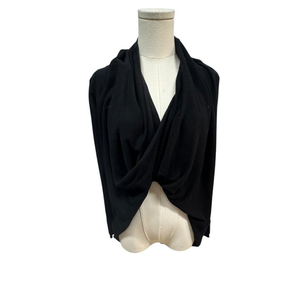 Lululemon Athletica Black Wrap Cardigan – Size 2 – Cashmere Blend – EUC